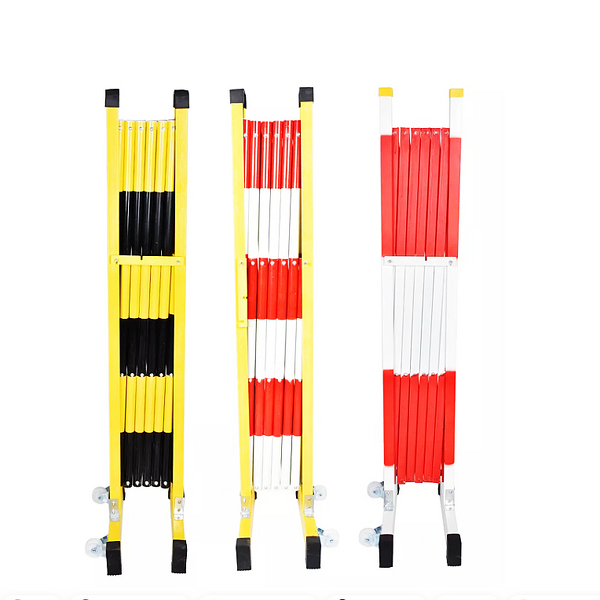 Safety Barrier Manufacturer - Wheeled Expandable Retractable Fence FRP Isolation Protective