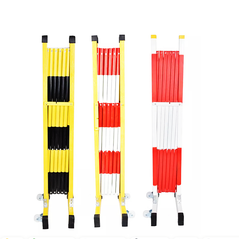 Safety Barrier Manufacturer - Wheeled Expandable Retractable Fence FRP Isolation Protective