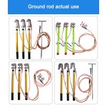 Grounding Rod Manufacturer - Portable with Clamp and Copper Wire Pure Copper Earth Rod & Lead