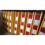 Safety Barrier Manufacturer - Wheeled Expandable Retractable Fence FRP Isolation Protective