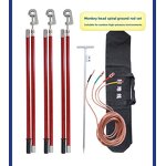 Earth Wire Set Manufacturer - High Voltage Safety with Clamp Copper Ground Rod Pure Copper Safety Lead