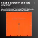 Insulated Blanket Manufacturer - Class 4 EPDM High Voltage Class 2 for Live Working Tools
