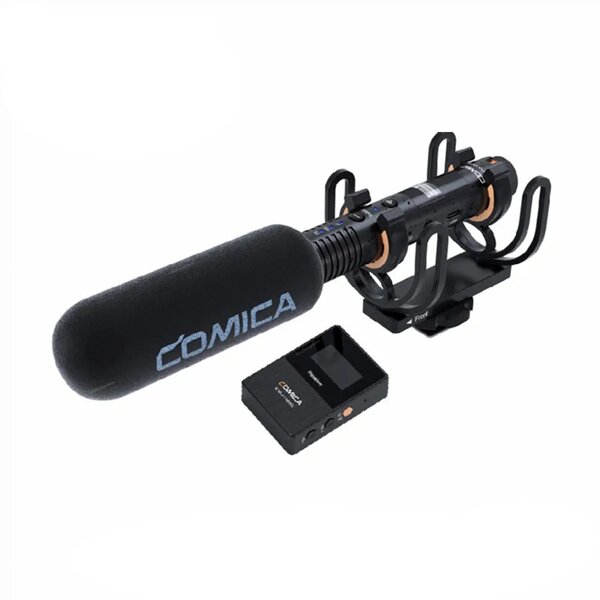 Comica CVM-VM30 - 2.4G Wireless Microphone Super Cardioid Shotgun with Receiver
