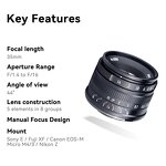 7artisans 35mm F1.4 Mark II - APS-C Prime Lens for Sony E Fujifilm FX Canon