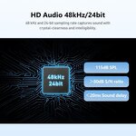 Luucco AirWave Mini K2 - Wireless Lavalier Lapel Microphone for iPhone Android DSLR