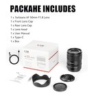 7artisans 50mm F1.8 STM - Auto Focus Full-Frame Large Aperture Standard Prime Lens