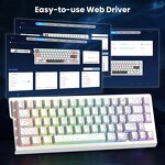 ATTACK SHARK X68 HE - Rapid Trigger Keyboard Magnetic Switch 60% Wired 8KHz