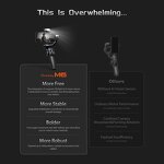 Hohem ISteady M6 Kit - Handheld Gimbal Stabilizer with AI Magnetic Fill Light for Smartphone