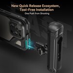 SmallRig Dual Handheld Phone Cage Kit - for iPhone 15 Pro Max with Wireless Handles