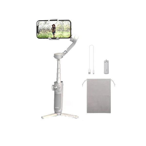 FeiyuTech VB4 - Smartphone Stabilizer with Face Tracking 3-Axis Phone Gimbal Built-in Stick