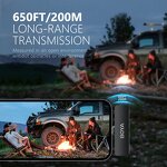 BOYA BY-V4U - Wireless Lavalier Lapel Microphone for iPhone Android PC YouTube