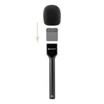 Relacart MIH - Wireless Microphone HM Handheld Grip Stick for ENG Interview Recording