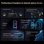 Pi Max Crystal - VR Headset 12K QLED Display All in One 6Dof Eyes Tracking