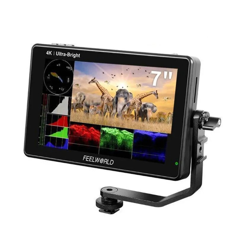 FEELWORLD LUT7S - 7 Inch Ultra Bright 2200nits DSLR Camera Field Monitor 3G-SDI 4K