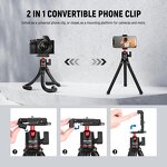 Octopus Tripod - Vlogging Phone Tripod Mini Camera Tripod Flexible with Remote