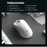 VGN Dragonfly F1 Pro Max - 2.4g Wireless 3395 55g Gaming Mouse for PC Gamers