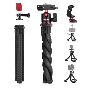 Octopus Tripod - Vlogging Phone Tripod Mini Camera Tripod Flexible with Remote