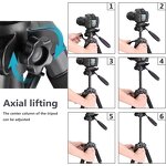 Neewer Portable 56 Inches - Aluminum Camera Tripod with 3-Way Swivel Pan Head