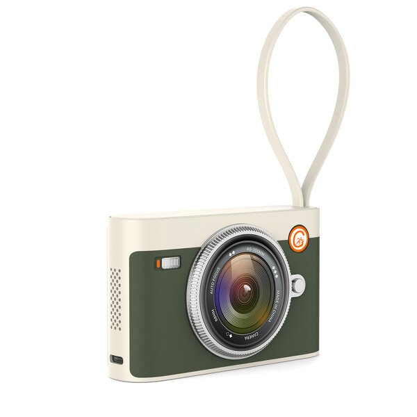 Power Bank Camera Style - Built-in Cable Fast Charging Large Capacity Portable