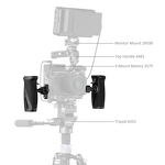 SmallRig DLSR Camera/Monitor Cage Kit - 360° Adjustable Aluminum Alloy Handgrip
