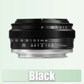TTArtisan APS-C 25mm F2 - Camera Lens for Humanity Photography