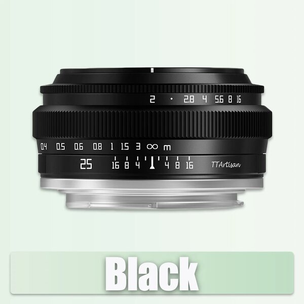 TTArtisan APS-C 25mm F2 - Camera Lens for Humanity Photography