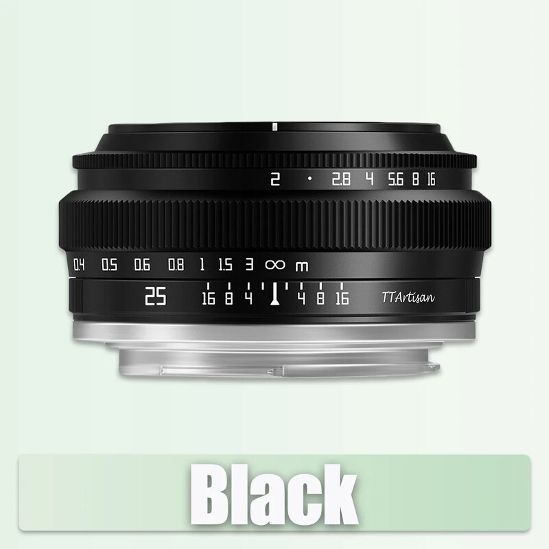 TTArtisan APS-C 25mm F2 - Camera Lens for Humanity Photography