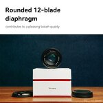 7artisans 50mm F1.8 - APS-C Large Aperture Portrait Prime Lens for Canon EOS-M