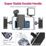 Aluminum Alloy Vlog Cage - Smart Phone Camera Rig