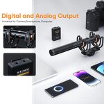 Comica CVM-VM30 - 2.4G Wireless Microphone Super Cardioid Shotgun with Receiver