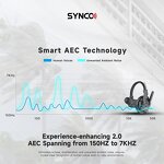 SYNCO Xtalk XPro - 2.4G Wireless Intercom System MasterFree Noise Reduction Headset