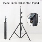 2.1M Tripod Metal Light Stand - Adjustable Photography Tripod Stand for Studio