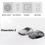 Cheerdots 2 - Detachable Air Mouse Wireless Touchpad All-in-one Pocket AI