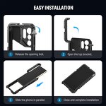 S24 Ultra Camera Lens Protector - T Mount Lens Backplate Adapter Phone Video Rig