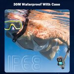 SJCAM C300 - Pocket Action Camera 4K FHD Long Battery Life 30M Waterproof