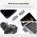 Luucco AirWave Mini K2 - Wireless Lavalier Lapel Microphone for iPhone Android DSLR