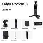 FeiyuTech Feiyu Pocket 3 - Cordless Detachable 3-Axis Stabilizer Gimbal Camera 4K60fps