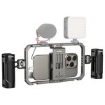 Small Rig Universal Phone Cage - Smartphone Video Rig Kit with Handles Handheld