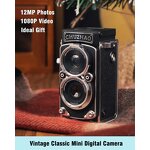 CHUZHAO M1 - Vintage Mini Digital Camera Autofocus 12MP 1080P FHD Video