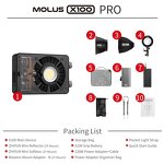 Zhiyun MOLUS X100 Pro - Pocket Cob LED Light 100W 2700-6500K with APP Control