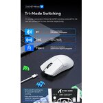 Attack Shark X11 - 3-Mode Connection PAW3311 400IPS 22K000DPI RGB Wireless Mouse