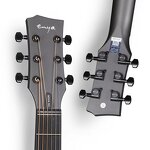 Enya Nova Go - Acoustic Guitar Carbon Fiber One Body 35 Inches Travel with Kit