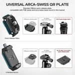 Ulanzi FALCAM F38 - Universal DSLR Camera Gimbal Arca Swiss Quick Release Plate
