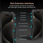 SmallRig Dual Handheld Phone Cage Kit - for iPhone 15 Pro Max with Wireless Handles