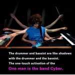 ENYA CyberG - Stringless Guitar Intelligent Playing One Man Band Autostop Piano