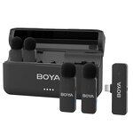 BOYA BY-V4U - Wireless Lavalier Lapel Microphone for iPhone Android PC YouTube