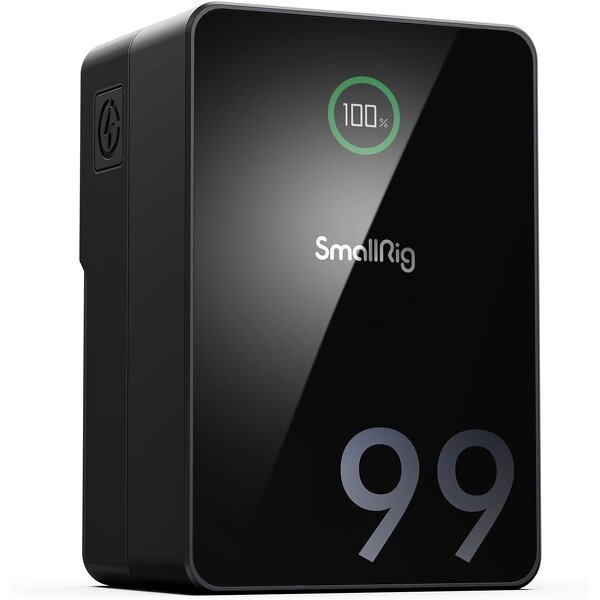 SMALLRIG-V-Mount Battery VB99 Pro - 99Wh 14.8V V-Mount Battery USB-C Fast Charger