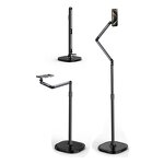 TELESIN Magnetic Mobile Phone Floor Stand - Cantilever Live Broadcast Tablet Bracket