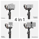 Hohem ISteady MT2 Kit - 3 Axis Gimbal for Mirrorless Camera Action Camera Smartphone