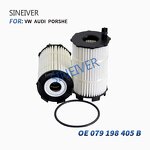 Oil Filter Manufacturer - For 2005-2010 VW Touareg Audi A5 A6 A8 A8L Q7 079198405B 079198405E 079115561K